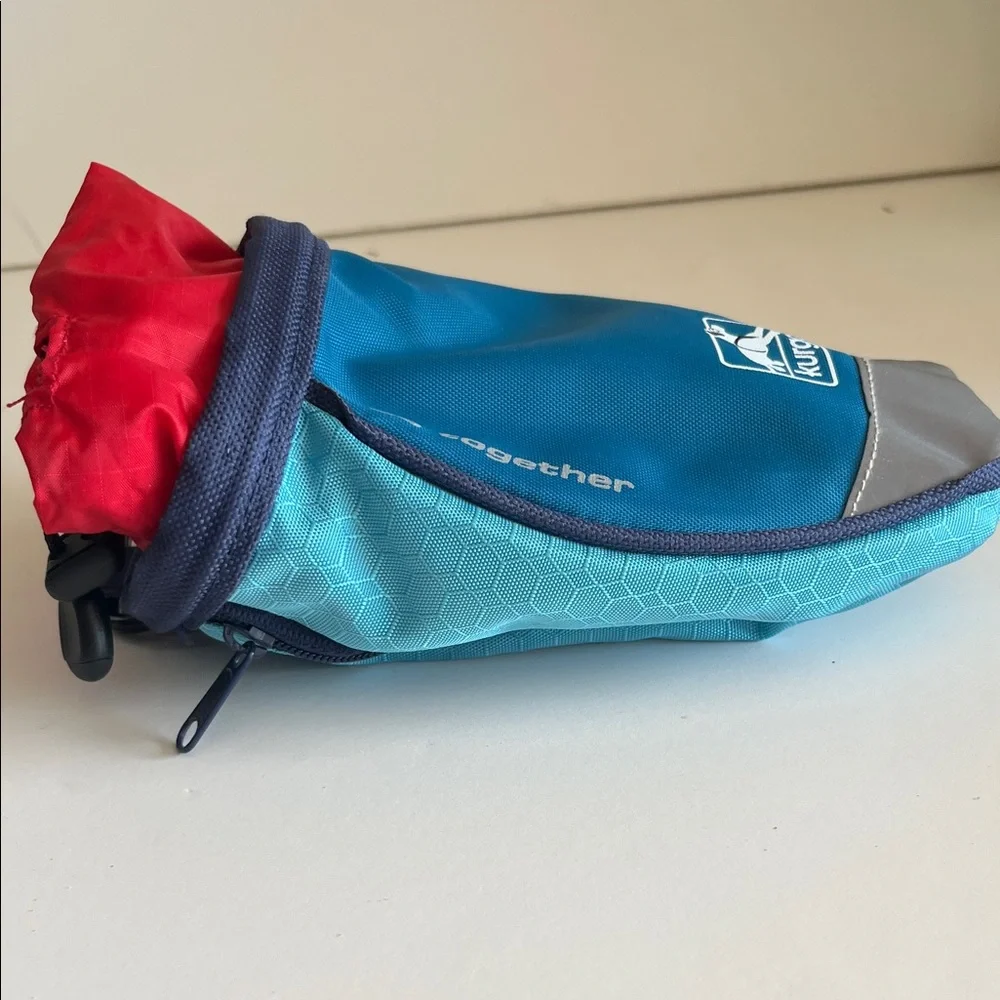 Kurgo Teal and Navy Travel Treat Pouch
